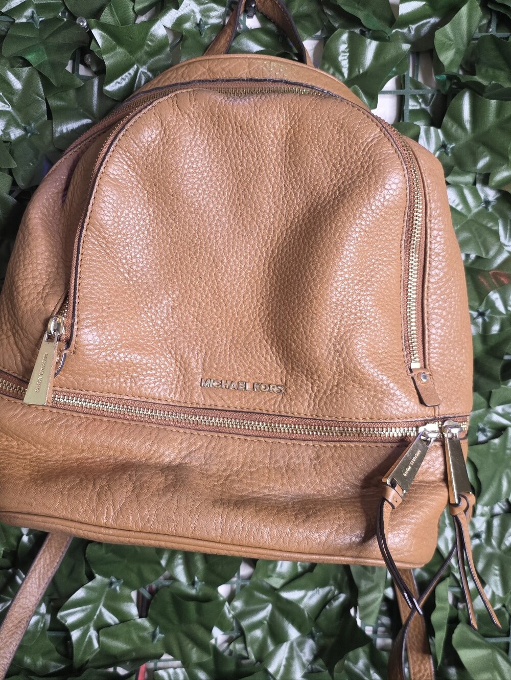 Micheal Kors Extra-Small Pebbled Leather Backpack